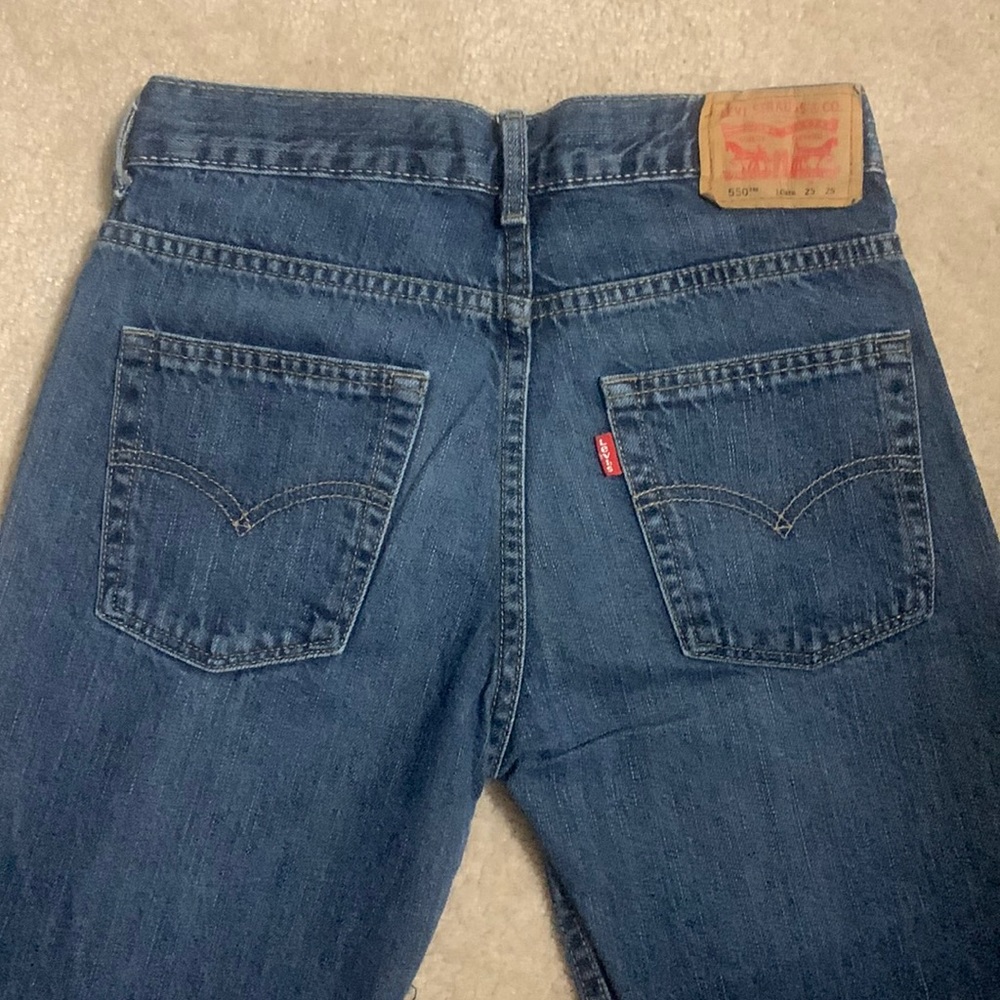 Boys Levi Relaxed 550 Jeans
